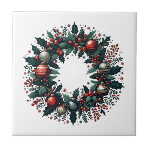 Carreau Wreath de Noël