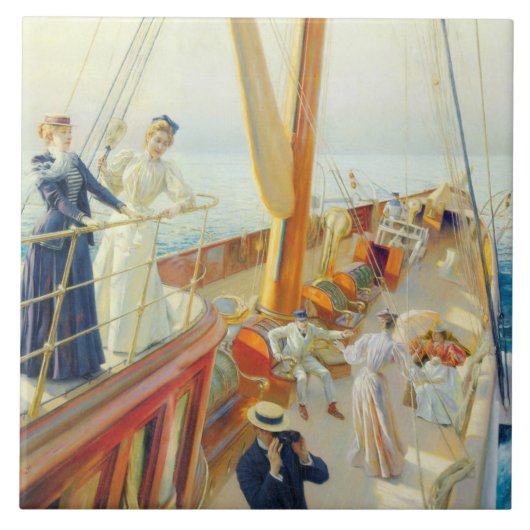 Carreau Yachting in the Mediterranean (par J.L. Stewart) (Devant)