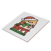 Carreau Yappy Howlidays - Jote Christmas Dog Cartoon (Côté)