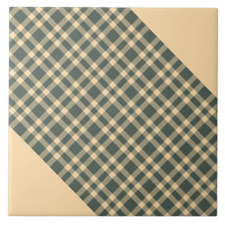 Carreau Yellow Green Plaid Pattern