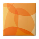 Carreau Yellow Sunshine Formes organiques Design d'art Abs<br><div class="desc">Design d'art abstrait moderne avec des formes organiques cool dessinées dans des tons sombres de jaune doré et ensoleillé.</div>