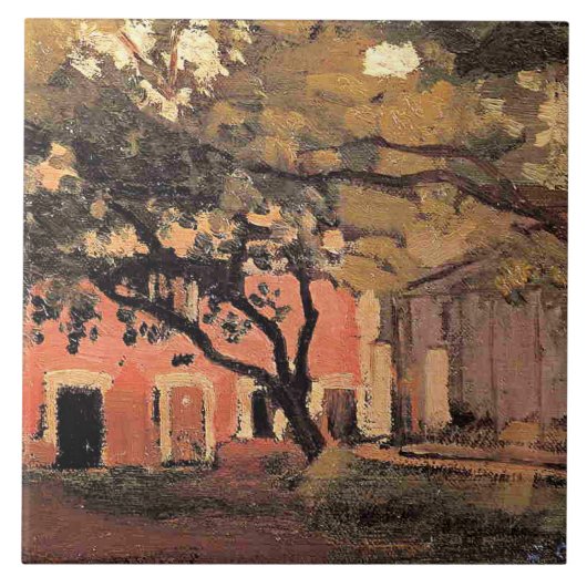 Carreau Yerres, the Aviary in Ornamental Farm, (Devant)