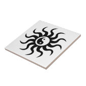 Carreau Yin-Yang Sun-Noir/blanc (Côté)