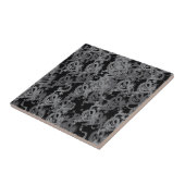 Carreau Ying Yang Gray Dragons (Côté)