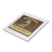 Carreau YO-SEMI-TE Étiquette Vintage Fruit (Côté)