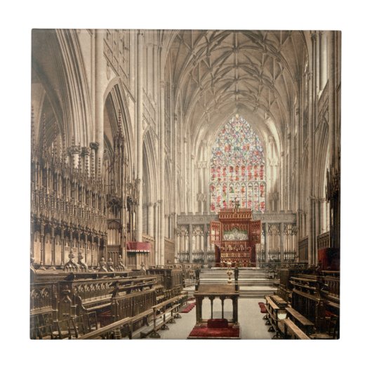 Carreau York Minster, York, Yorkshire, Angleterre (Devant)