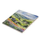 Carreau "Yorkshire Meadowsong" Paysage Yorkshire Dales (Côté)