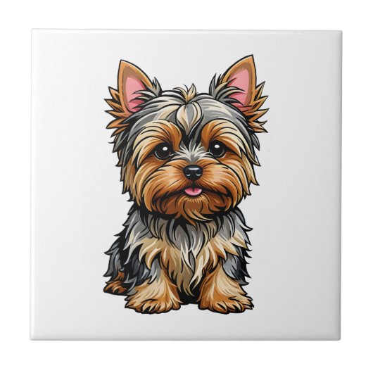 Carreau Yorkshire Terrier (Devant)
