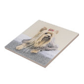 Carreau Yorkshire Terrier Peinture - Cute Original Chien A (Côté)