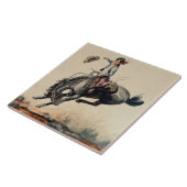 Carreau « Young Cowboy » par Will James (Côté)