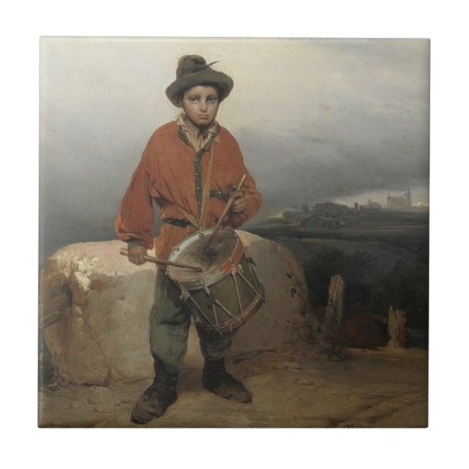 Carreau Young Drummer Boy (par Gerolamo Induno) (Devant)