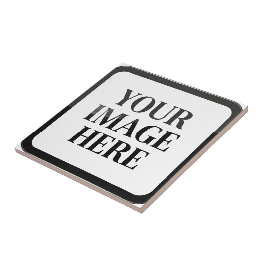 Carreau Your Custom Memory - Personalized Photo Placeholde (Côté)