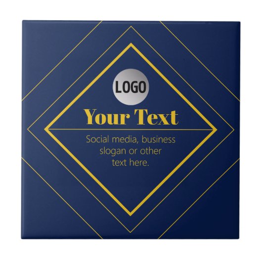 Carreau Your Logo & Customizable Design Template (Devant)