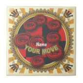 Carreau Your Move Checkers tile (Devant)