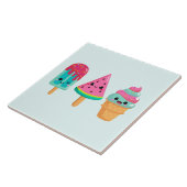 Carreau Yummy Ice Cream Trio Vibe été (Côté)