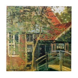 Carreau Zaandam, peu de pont par Claude Monet