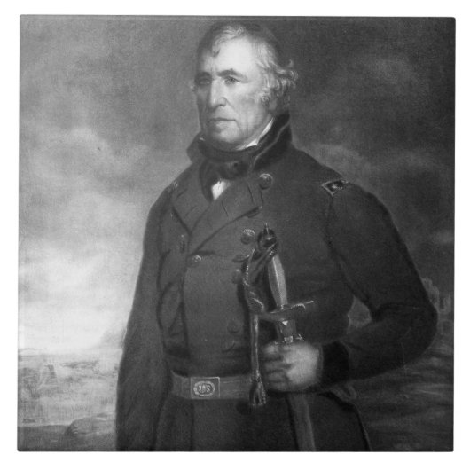 Carreau Zachary Taylor, 12ème président de l'état uni (Devant)