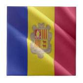 Carreau zAD001 DRAPEAU D'ALLAGE Andorre, (Devant)