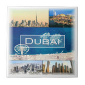 Carreau zAE006 DUBAI, Émirats arabes unis, (Devant)