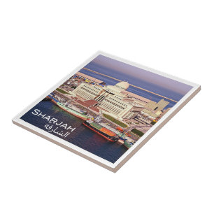 Carreau zAE013 SHARJAH, COUR SUPÉRIEURE, EAU, Asie,