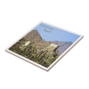 Carreau zAE031 tour de guet de FUJAIRAH, Émirats arabes un