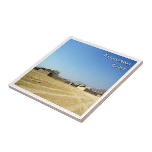 Carreau zAE032 village patrimonial de FUJAIRAH, EAU Asie