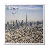 Carreau zAE040 DUBAI skyline, EAU, Asie, (Devant)