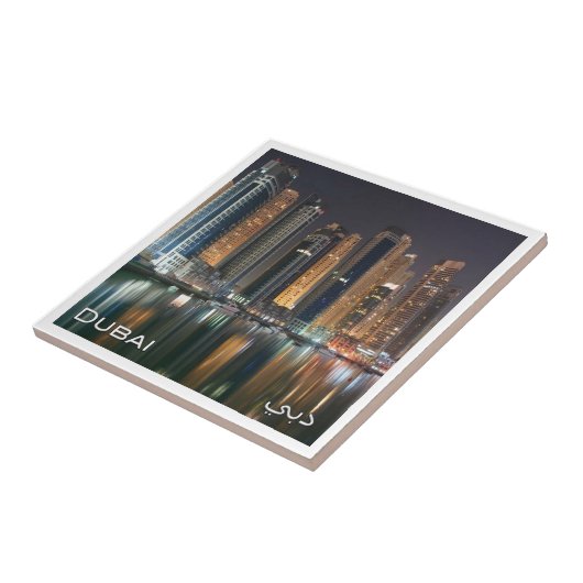 Carreau zAE043 Marina de DUBAI, Émirats arabes unis, (Côté)