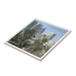 Carreau zAE061 ABU DHABI panorama, EAU, Asie,