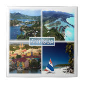 Carreau zAG002 ANTIGUA, Mosaïque, Amérique, (Devant)