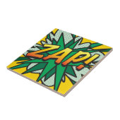 Carreau ZAP Fun Retro Comic Book Pop Art (Côté)