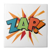 Carreau ZAP Fun Retro Comic Livre Pop Art (Devant)