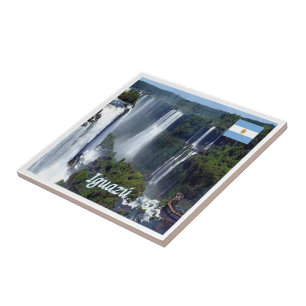 Carreau zAR029 IGUAZU FALLS, Argentine, Amérique,