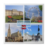 Carreau zAT003 VIENNA Schloss Schonbrunn Prater Funfair, (Devant)