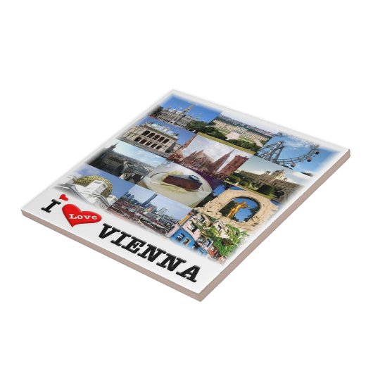 Carreau zAT006 VIENNE J'aime, (Côté)