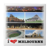 Carreau zAU016 MELBOURNE, Australie, Océanie, (Devant)