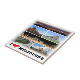 Carreau zAU016 MELBOURNE, Australie, Océanie,