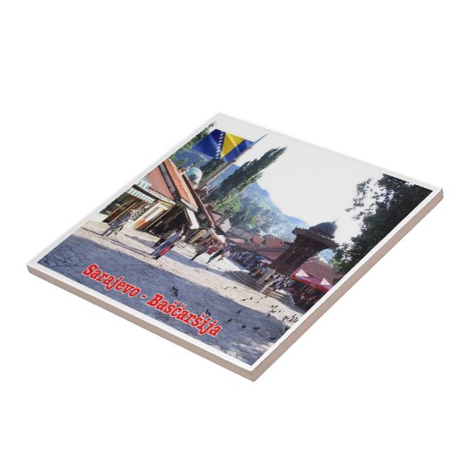 Carreau zBA005 SARAJEVO BAŠCARŠIJA Bosnie-Herzégovine (Côté)