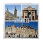 Carreau zBE004 YPRES - Musée des champs de LAKENHAL (Devant)