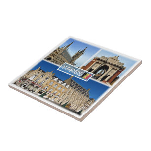 Carreau zBE004 YPRES - Musée des champs de LAKENHAL