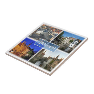 Carreau zBE007 BRUGES Belgique,