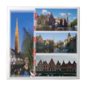 Carreau zBE010 BRUGES Belgique, (Devant)