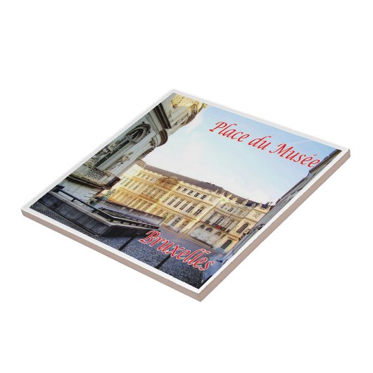 Carreau zBE017 BRUXELLES Carré du musée BRUXELLES, (Côté)