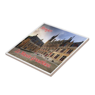 Carreau zBE042 BRUGES Le musée Gruuthuse,