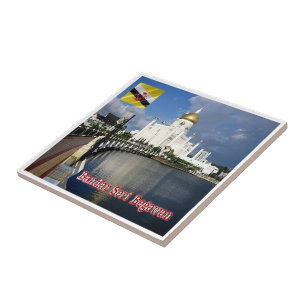 Carreau zBN006 MOSQUÉE OMAR ALI SAIFUDDIEN,