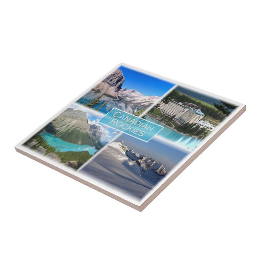 Carreau zCA011 ROCKIES CANADIENNES, Mosaic, Canada, (Côté)