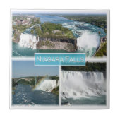 Carreau zCA012 NIAGARA TOMBE du pont Rainbow, (Devant)