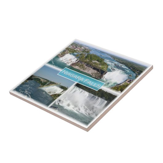 Carreau zCA012 NIAGARA TOMBE du pont Rainbow, (Côté)