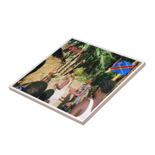 Carreau zCD007 CONGO, Afrique, (Côté)