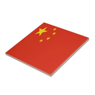 Carreau zCH001 Chine - DRAPEAU chinois PRC,
